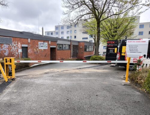 Ruhrgebiet: Elektrische Schranke für Parkplatz