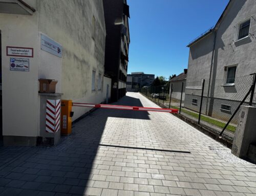 RUMATEK Automatikschranke sichert Zufahrt in Bad Homburg
