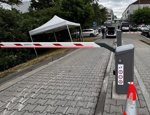 Magnetic Schranken für moderne Zufahrtskontrolle in Mainz installiert