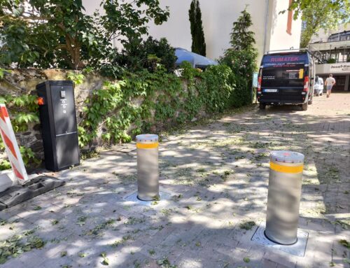 Verkehrspolleranlage in Limburg installiert