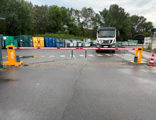 Mobile Schranken für Recyclinghof bei Osnabrück